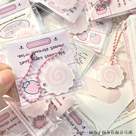 Акриловые подвесные украшения из вихря, с цепями железный шар