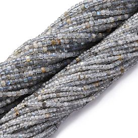 Природные лабрадорита бисер нитей, кубические, граненые
