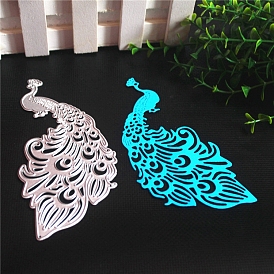 Peacock Carbon Steel Cutting Dies Stencils, for DIY Scrapbooking, Photo Album, Decorative Embossing Paper Card