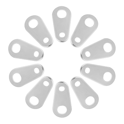 304 Stainless Steel Chain Tabs, Chain Extender Connectors