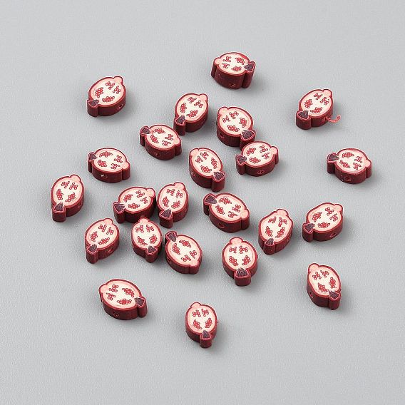 Бусины из полимерной глины , фруктовые прелести