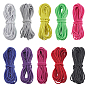 50 yardas 10 colores cordones elásticos reflectantes, rondo
