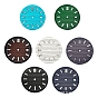 Luminous Glow in the Dark Brass Clock Face Dial, Flat Round