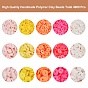 Eco-Friendly Handmade Polymer Clay Beads, for DIY Jewelry Crafts Supplies, Disc/Flat Round, Heishi Beads