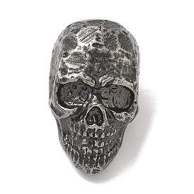 Ретро 316 хирургические бусины из нержавеющей стали, череп