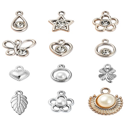 12 стили подвесок из АБС-пластика и пластика ccb, с хрусталем из акрилового стекла, разнообразные