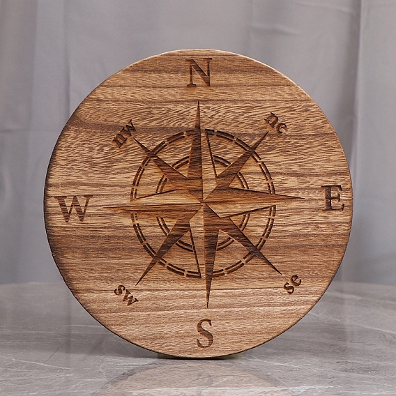 Деревянные стенды для карт Таро, держатель таро «звездная фаза» для гадания, инструменты для декора таро, плоско-круглые