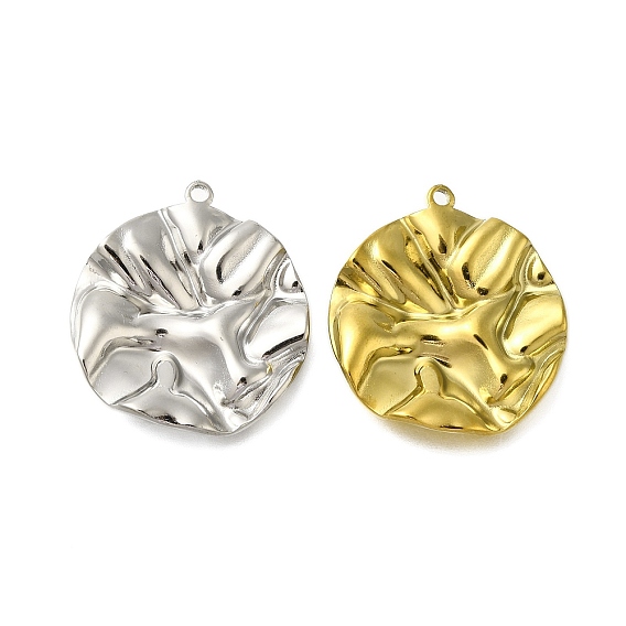 304 подвески из нержавеющей стали, , плоский круглый шарм