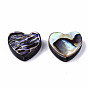 Natural Abalone Shell/Paua Shell Beads, Heart