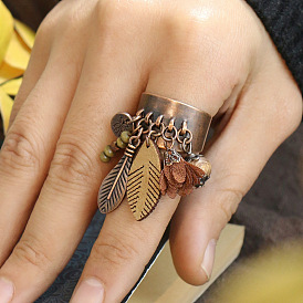 Bold Retro Couple Finger Ring Set in Alloy - Unique European Style Jewelry!