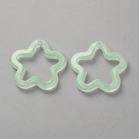 Акриловые подвески, с блеском порошок, 