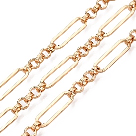 Железные овальные звенья, несварные, с катушкой