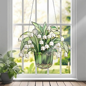 Flowers Window Hangings, for Window Suncatcher Indoor Decor