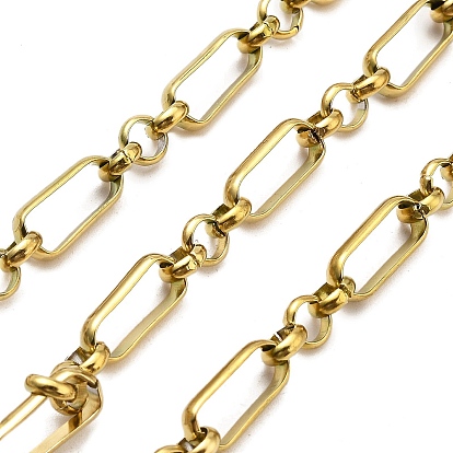 Ионное покрытие (ip) 304 цепи с овальными звеньями из нержавеющей стали, несварные, с катушкой, полированный