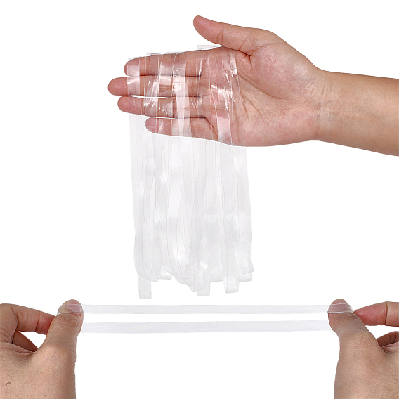 Прозрачная резиновая лента из ТПУ, эластичные резиновые ленты для обертывания книг, камеры, искусство, Готовка, упаковка, упражнение, обертывания пакетов