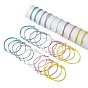 30шт. 5 браслеты из плетеного шнура из вощеного полиэстера с регулируемым цветом