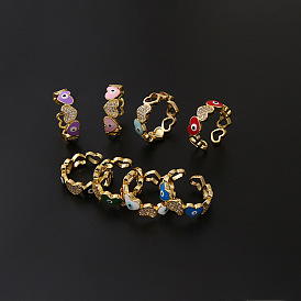 Sparkling Love Diamond Ring - Chic and Minimalist Design for Women's Fashion Statement