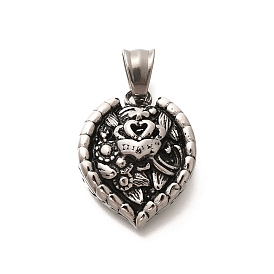 304 подвески из нержавеющей стали, лист с короной