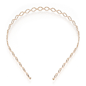 Hair Accessories Iron Wavy Hair Band Findings