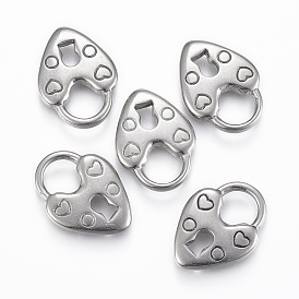 304 Stainless Steel Pendants, Padlock