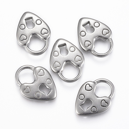 304 Stainless Steel Pendants, Padlock