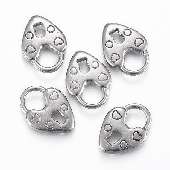 304 Stainless Steel Pendants, Padlock