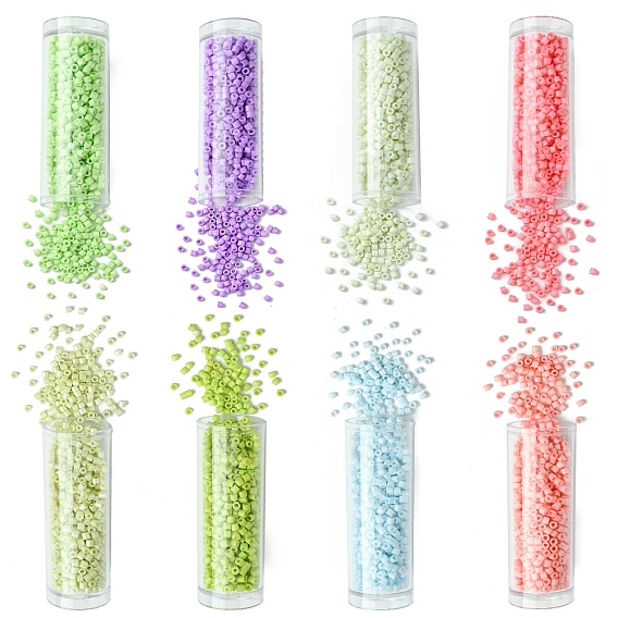80 g 8 цвета краски для выпечки стеклянный бисер, цилиндр