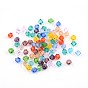 Faceted Bicone Grade AAA Transparent Glass Beads, 4x3mm, Hole: 1mm, about 720pcs/bag