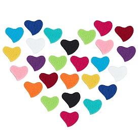 Fibre Perfume Pads, Essential Oils Diffuser Locket Pads, Heart