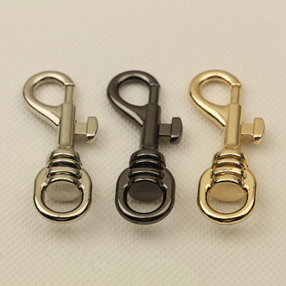 Zinc Alloy Bag Lobster Claw Clasps, for Bag Accessories Makings