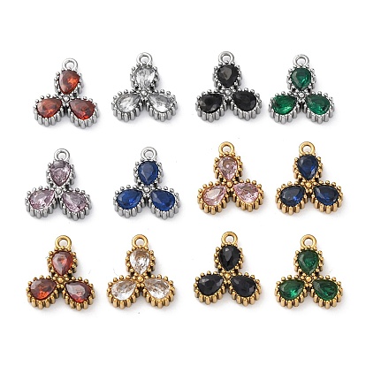 304 кубический стальные подвески из нержавеющей диоксида циркония, прелести капли воды