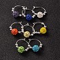 Polymer Clay Rhinestone Wine Glass Charms, with Brass Hoop Earrings and CCB Plastic Beads, 20mm