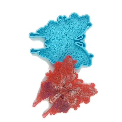 Подставки под стаканы из пищевого силикона своими руками, формы для литья смолы, бабочка