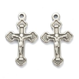 304 Stainless Steel Pendants, Cross