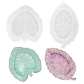 Leaf Storage Food Grade Silicone Mold, Resin Casting Molds, for UV Resin, Epoxy Resin Craft Making