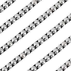 2.5 ремонт в ярдах 304 отделка шляпки гвоздя с шипами из нержавеющей стали, утюг на ленте шляпки гвоздя, с основой из искусственной кожи