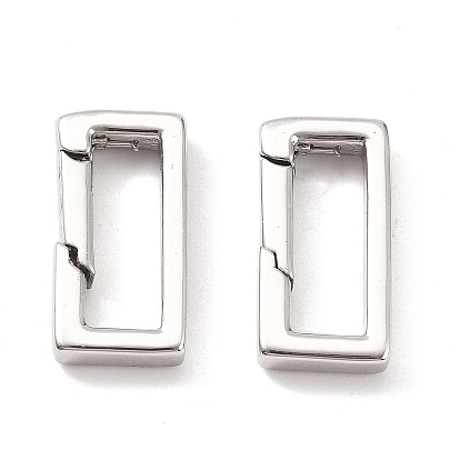 Латунные пружинные кольца, без кадмия, без никеля и без свинца, прямоугольные