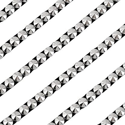 2.5 ремонт в ярдах 304 отделка шляпки гвоздя с шипами из нержавеющей стали, утюг на ленте шляпки гвоздя, с основой из искусственной кожи