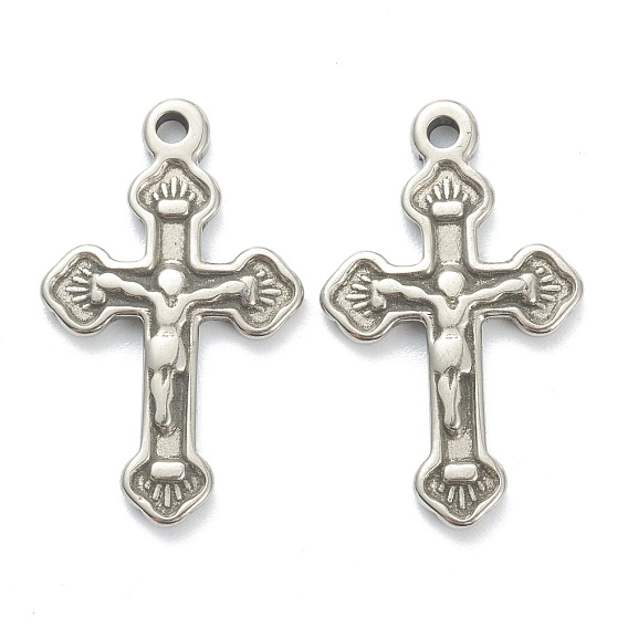 304 Stainless Steel Pendants, Cross