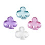 Spray Painted Transparent Resin Cabochons, Club