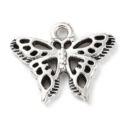 Tibetan Style Alloy Pendants, Butterfly Charm