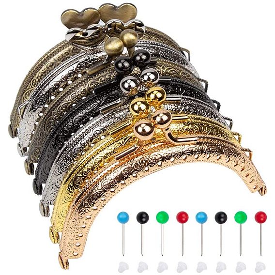 Железа кошелек кадры, латунные гайки для сережек / серьги и 304 шаровые головки из нержавеющей стали