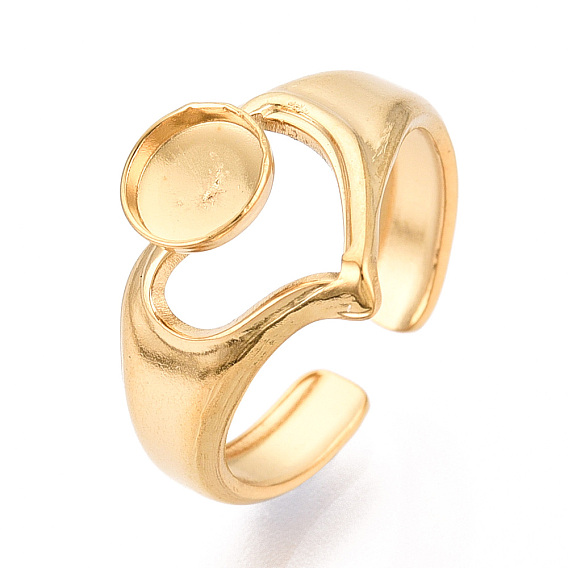 Сердце 304 манжетное кольцо из нержавеющей стали, установка круглого кольца, ионное покрытие (ip)