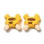 Opaque Resin Cabochons Accessories, Tiger