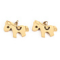 304 Edelstahl Reize, mit Ringe springen, Laserschnitt, Pferd