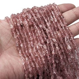 Природного кварца клубники нитей бисера, самородки