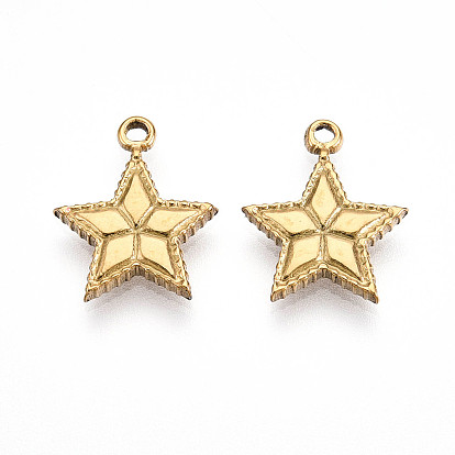 304 прелести нержавеющей стали, ионное покрытие (ip), звезда очарование