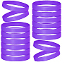 24Pcs Word Silicone Cord Bracelet Wristband