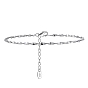 925 Sterling Silver Singapore Chains Necklaces for Women, with S925 Stamp