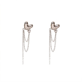 Alloy Rhinestone Dangle Earrings for Women
